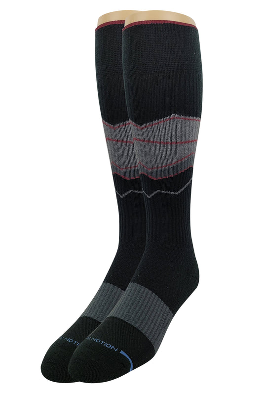 Outdoor Compression Knee-High Socks For Men | Dr Motion Socks |High Abstract Mountain