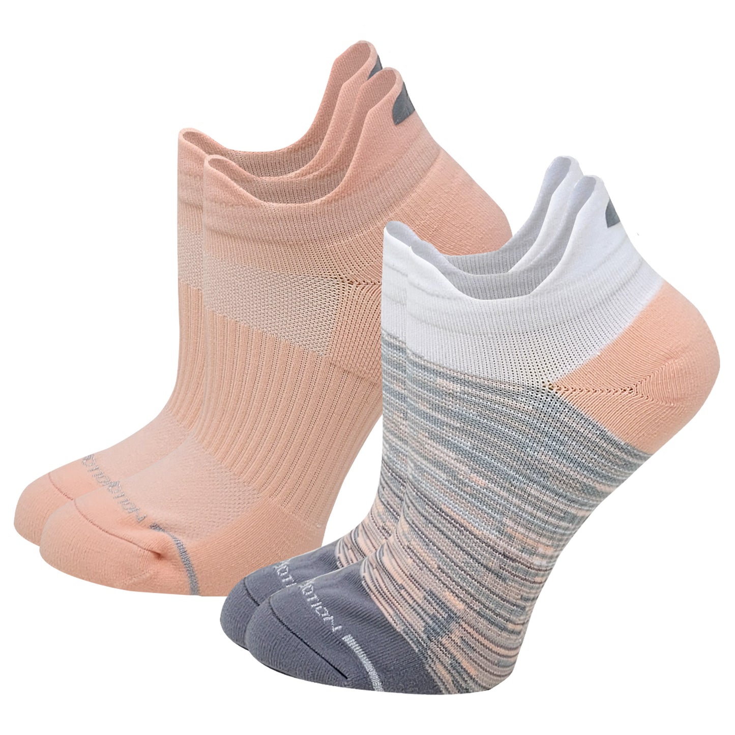 Ankle Compression  Socks | Dr Motion Socks | Ombre Colorblock (2 Pack)