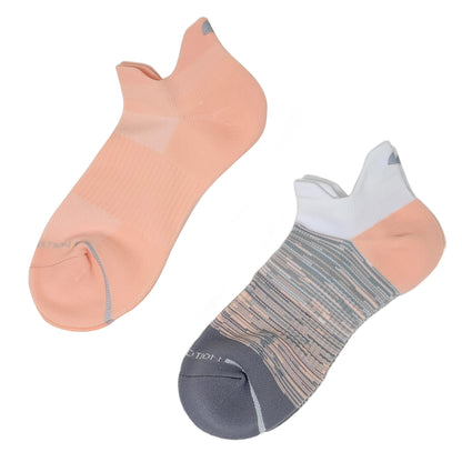 Ankle Compression  Socks | Dr Motion Socks | Ombre Colorblock (2 Pack)