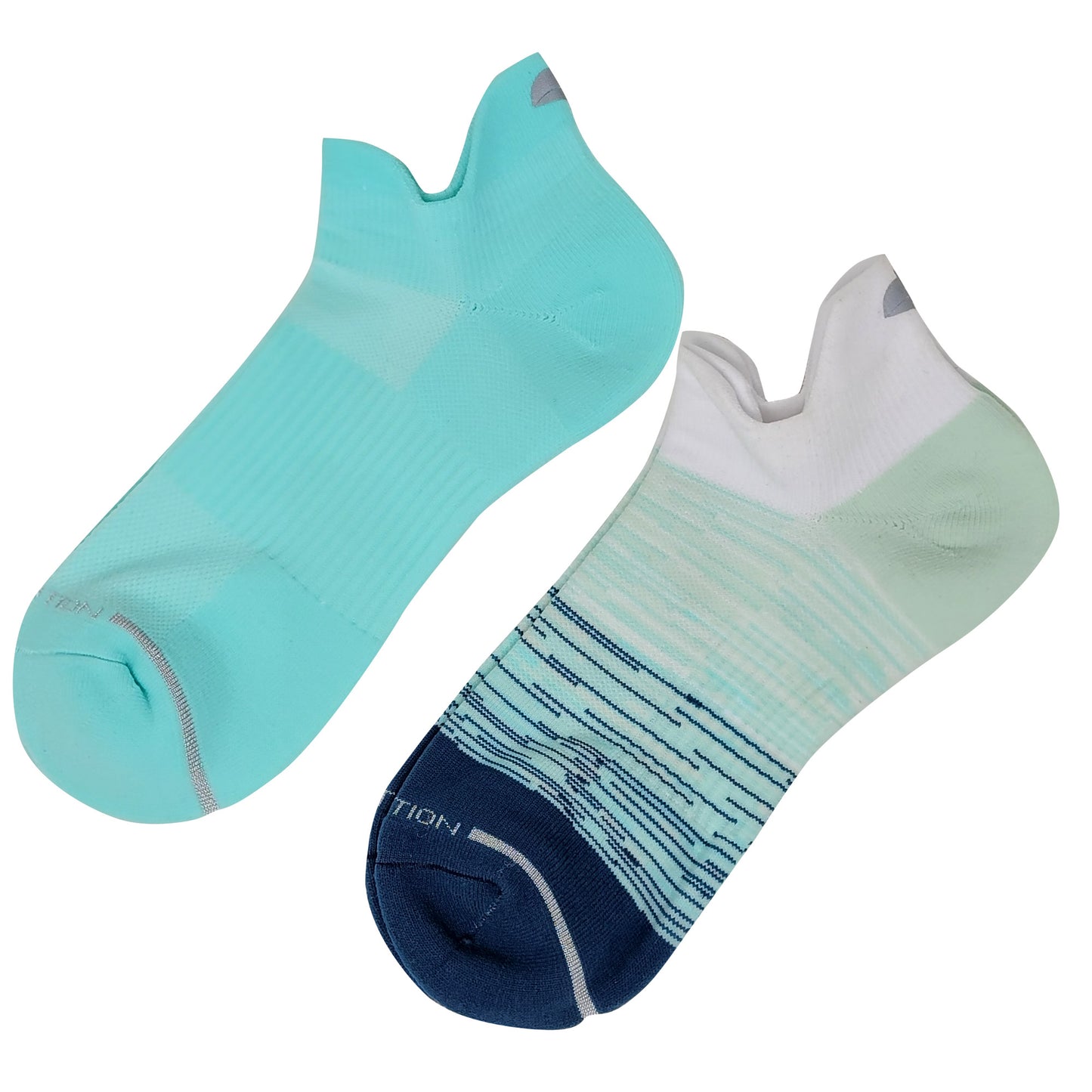 Ankle Compression  Socks | Dr Motion Socks | Ombre Colorblock (2 Pack)
