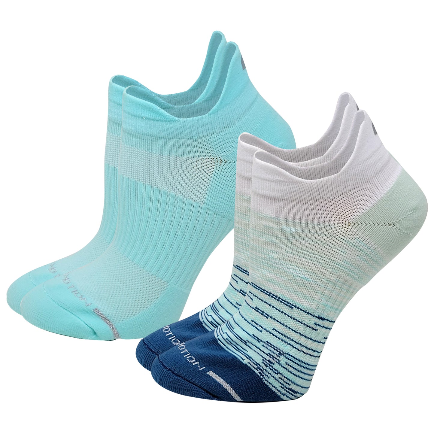Ankle Compression  Socks | Dr Motion Socks | Ombre Colorblock (2 Pack)