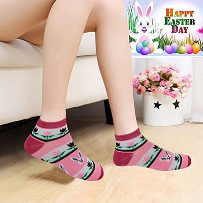 Low Cut Anklet Socks | Colorful Fancy Design | Womens (12 Pairs)