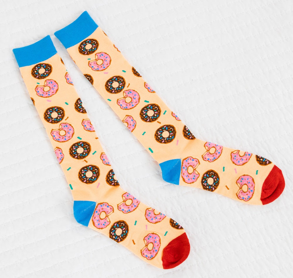 Knee High Socks | Fancy Novelty Design | Womens (6 Pairs)