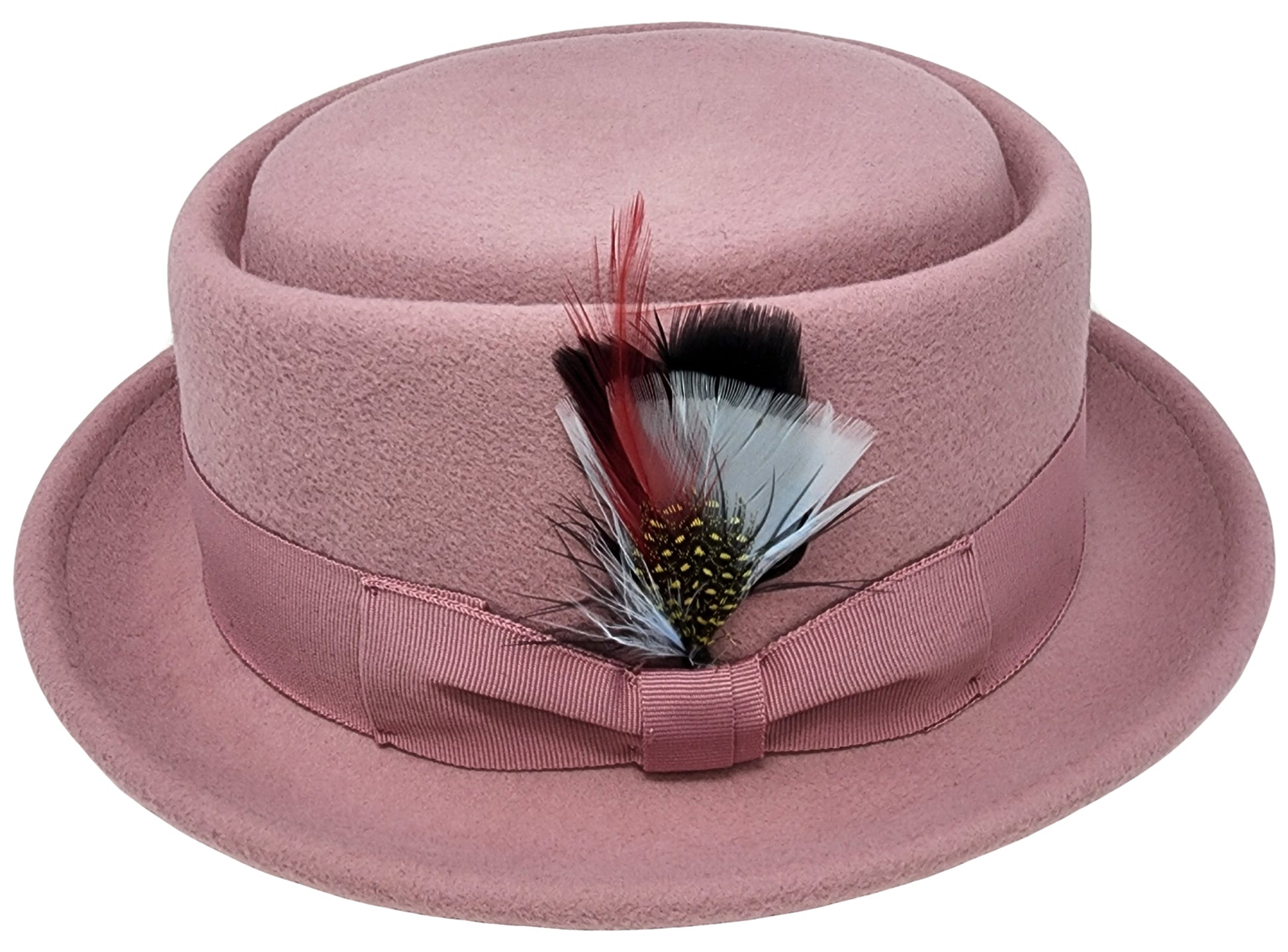 pink fedora hat