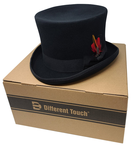 Black Felt Top Hat