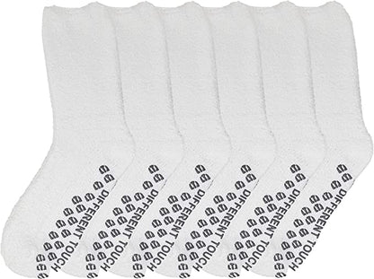 Plain color anti-skid lounge socks for men and women