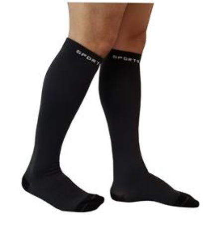 Dr. Shams compression knee-high socks for men and women – solid colors