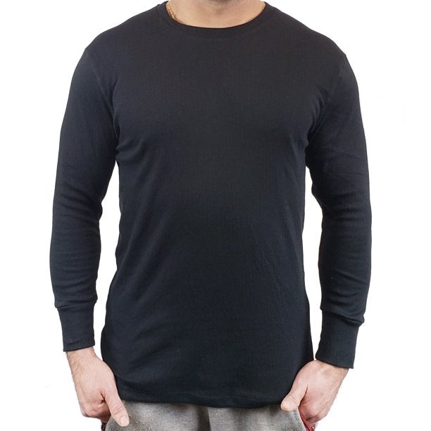 Fleeced Thermal Top | Cotton Blend Base Layer | Men's