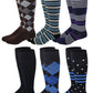 Knee High Compression Socks | Graduated Cotton Mild 8-15 mm Hg | Men's (6 Pairs)