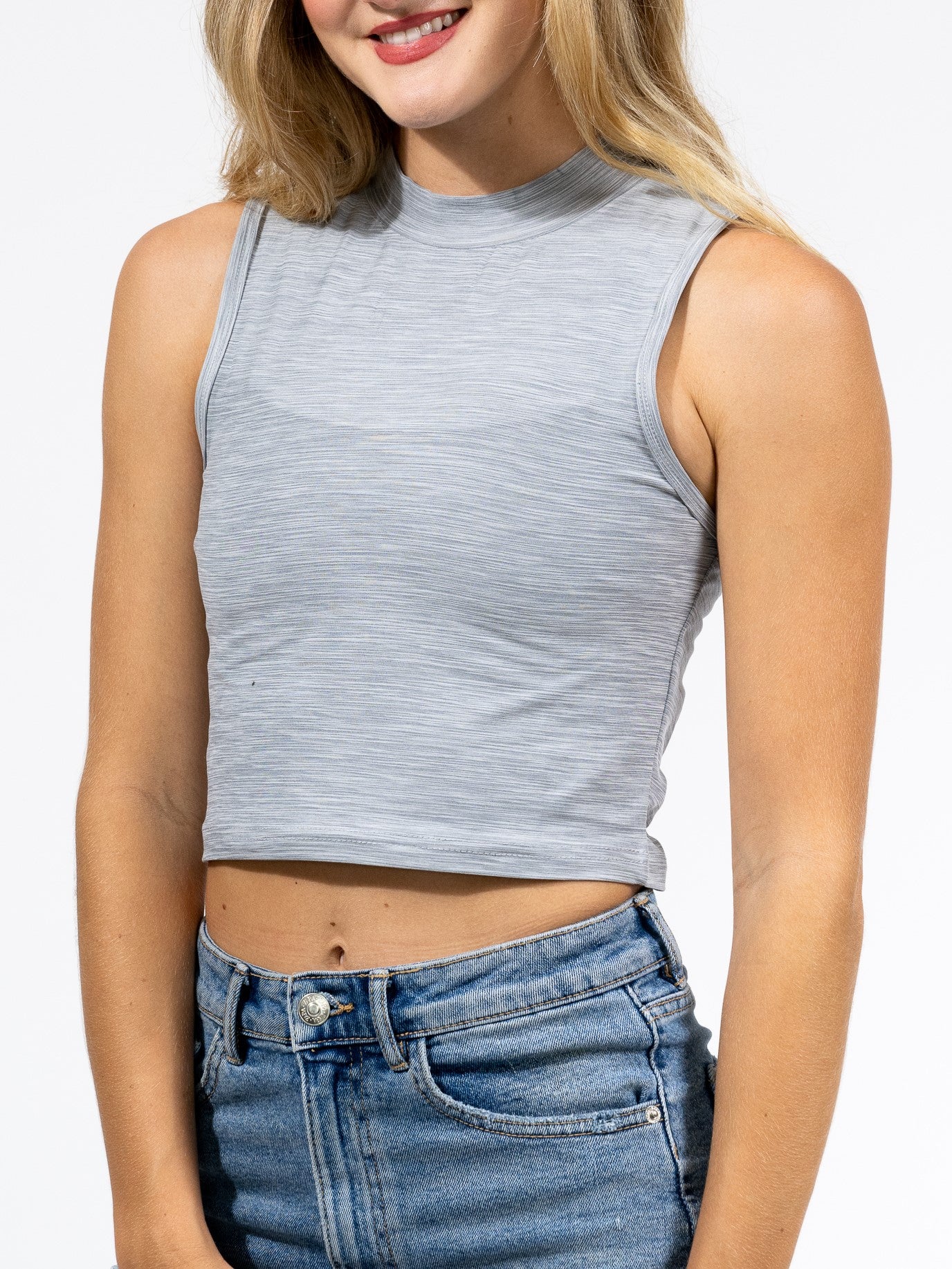 white crop top