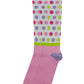 Compression Knee High Socks | Mini Dots Design | Womens (1 Pair)