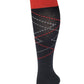 Compression Knee High Socks | Zig Zag Design | Womens (1 Pair)