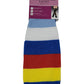 Compression Knee High Socks | Color Stripes Design | Womens (1 Pair)
