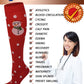 Compression Knee High Socks | Christmas Design | Women (1 Pair)