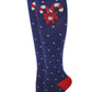 Compression Knee High Socks | Christmas Design | Women (1 Pair)