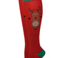 Compression Knee High Socks | Christmas Design | Women (1 Pair)