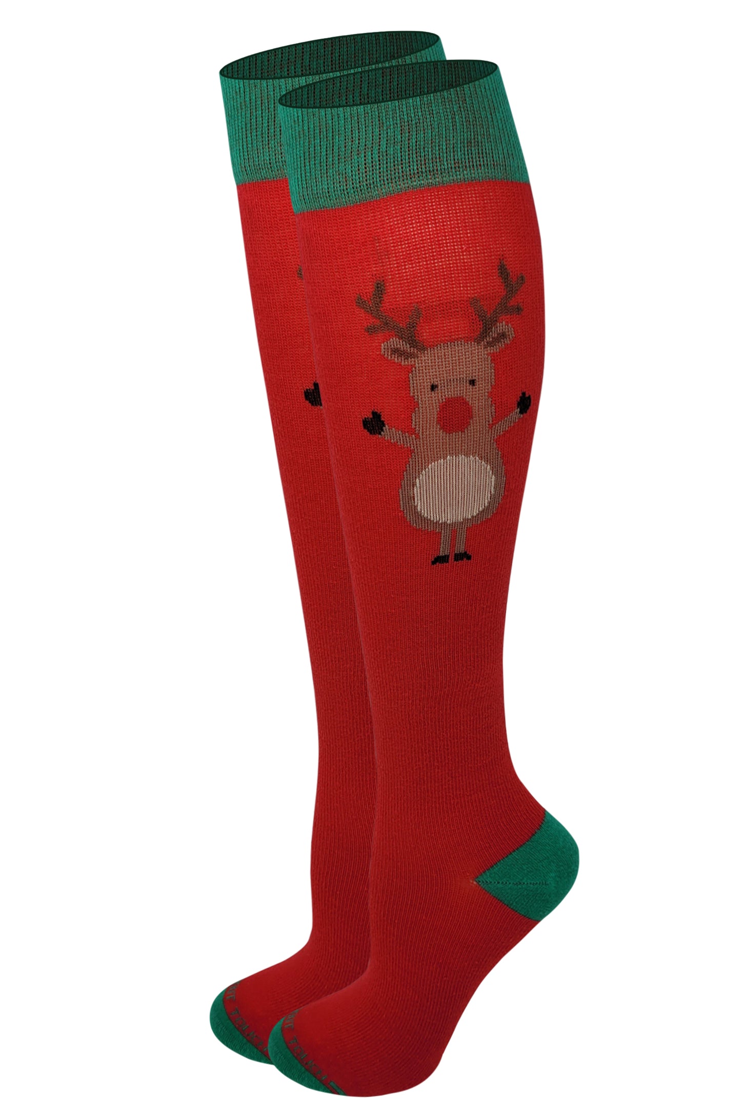 Compression Knee High Socks | Christmas Design | Women (1 Pair)