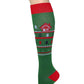 Compression Knee High Socks | Christmas Design | Women (1 Pair)