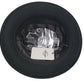 Pork Pie Flat Top Hat | 100% Wool | Robert Pattern Black Lined Band