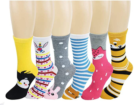 Women  Novelty Crew Socks