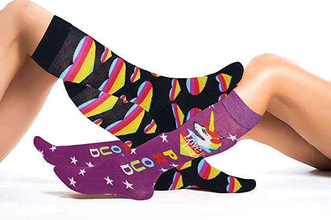 Rainbow Knee High Socks