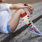 Women Happy Mother's Day Valentine's Knee-High Socks || Sumona
