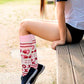 Women Happy Mother's Day Valentine's Knee-High Socks || Sumona