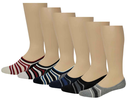 Low Cut Non-Slip No Show Socks | Casual Cotton Blend | Men's
