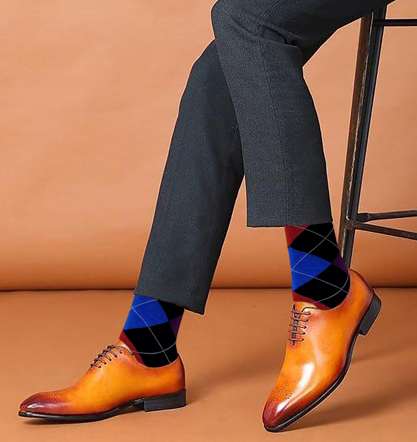 Dress Socks | Premium Combed Cotton Funky Design | Men's 12 Pairs