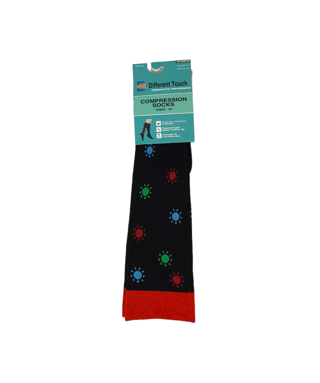  Knee High Compression Socks Colorful Design