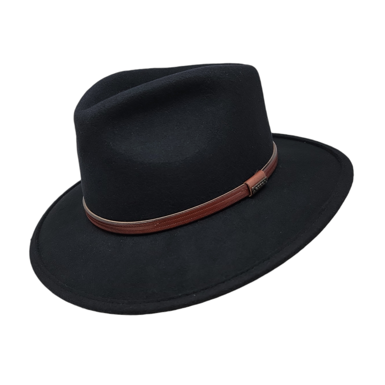 Crushable Felt Outback Hat with Leather Band | Epoch Men's