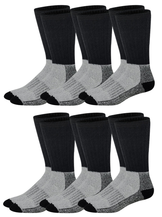 Wool Blend Thermal Socks | Heavy Weight Extreme Weather | Men's (6 Pairs)