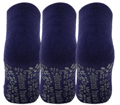 Yoga Cushion Socks with Grips | Non-Slip Pilates Ballet | Women's (3 Pairs)