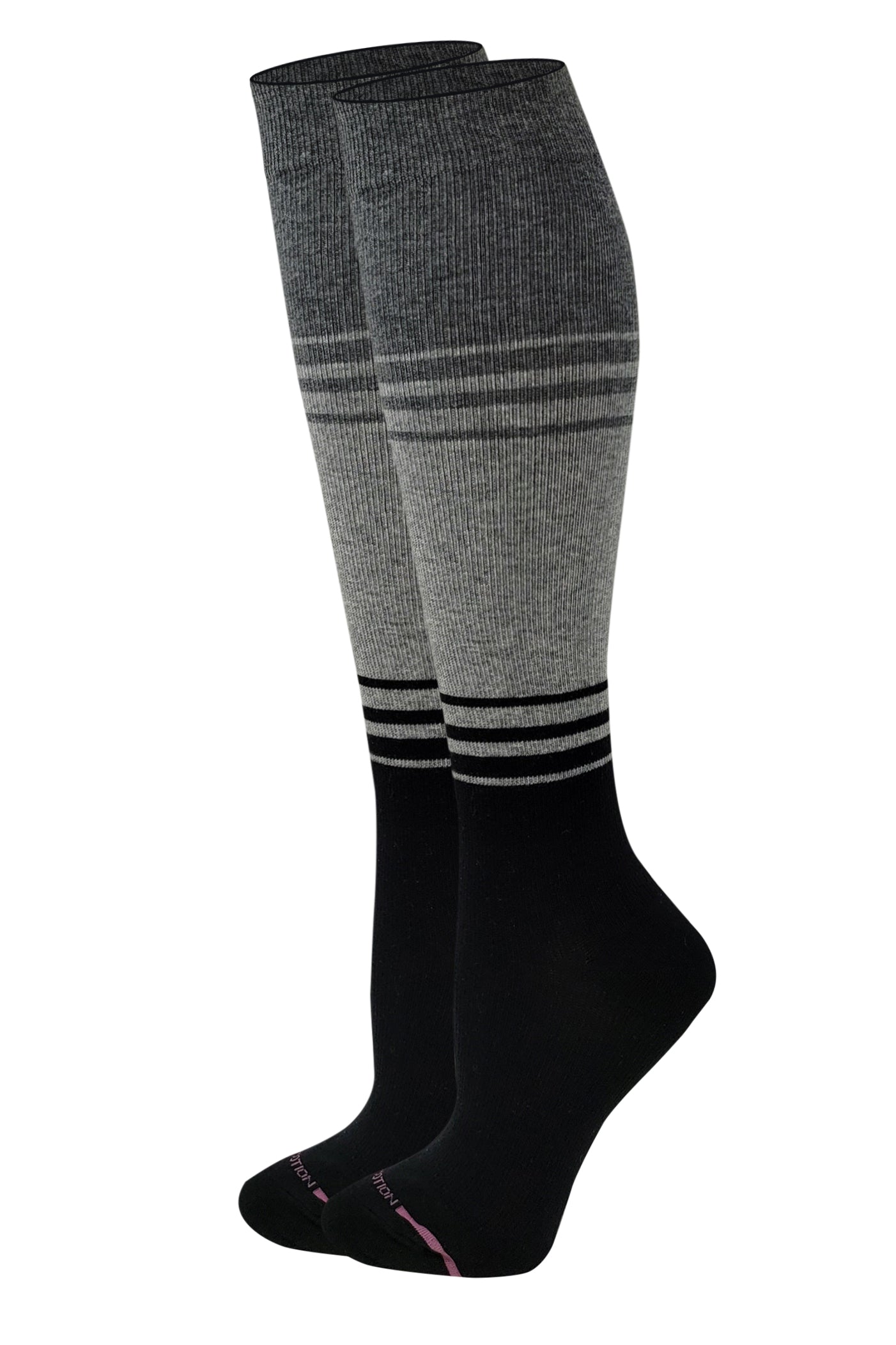 Knee High Compression Socks | Colorblock Design | Women's (1 Pair)