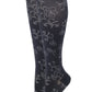 Knee High Compression Socks | Floral Pattern Design | Women's (1 Pair)